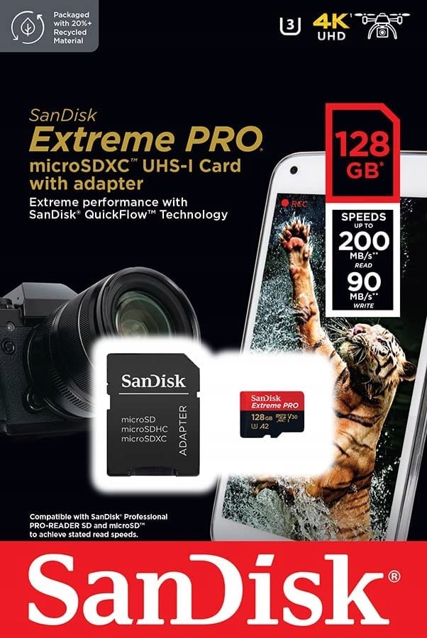 Carte SD 128 GB SanDisk Extreme Pro