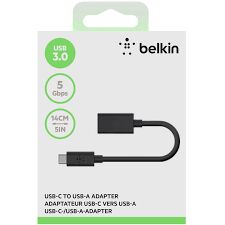 BELKIN Adaptateur USB-C vers USB-A (noir)